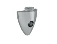 Полкодержатель для стекла №-2, цинк. сплав, хром РАСПРОДАЖА -90%