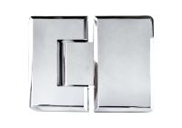 Петля OP-1 стекло-стекло 180°, хром