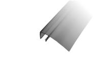 Профиль №9 уплотнительный прозрачный черный 2500 мм. Ус 22 мм. РАСПРОДАЖА -90%