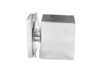 Соединитель трек-стекло 30х10, нерж.сталь, полиров