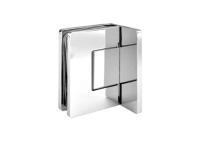 Петля Комо, стена-стекло, латунь, хром