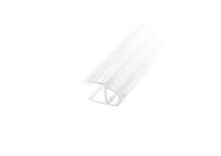 Профиль №4 уплотнительный прозрачный белый 2500 мм.