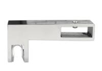 Держатель стекла Г-образный сквозной 30х10, нерж.сталь, полиров