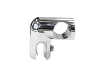 Держатель стекла сквозной угловой d=19, латунь, хром