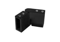 Соединитель труба-труба 30х10, регулируемый угол, нерж. сталь, черный 