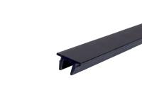 Профиль заглушка для профиля 19х13,1000 мм. черный