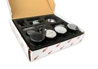  Комплект раздвижной системы (4 Ролика), нерж. сталь, полированный