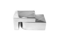 Соединитель труба-стена 20х10, регулируемый угол, нерж. сталь, полиров.РАСПРОДАЖА -70%