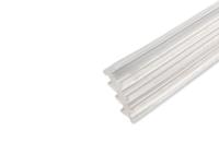 Уплотнитель "Ёлочка" для стекла 6 мм, прозрачный