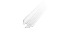 Профиль №7 уплотнительный прозрачный белый, 2500 мм.
