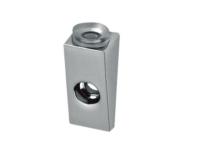 Полкодержатель для стекла №-4, цинк. сплав, хром РАСПРОДАЖА -90%