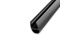 Профиль №4 уплотнительный матовый черный 2200 мм. (50)