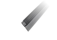 Профиль №2 уплотнительный прозрачный черный 2500 мм. для стекла 8 мм. РАСПРОДАЖА -90%