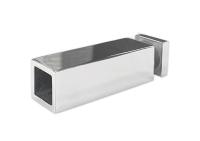 Соединитель труба-стекло 15х15, нерж.сталь, полиров.