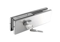 Замок с круглым ригелем (комплект) нерж. сталь, матовый