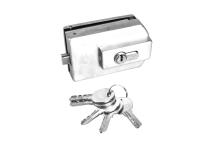 Замок (ключ/ключ, Отверстие Ø-55). нерж.сталь, матовый.  РАСПРОДАЖА -70%