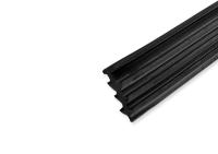 Уплотнитель "Ёлочка" для стекла 8 мм, черный