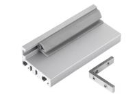 Комплект дверной коробки, L-образный, алюм, анодиров.алюм