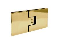 Петля Венеция, стекло-стекло, латунь,золото.  РАСПРОДАЖА -70%