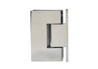 Петля №1 стена-стекло Центральное крепление монтажной пластины, Нерж.сталь. Полированный