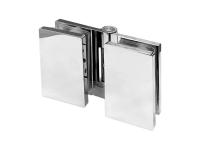 Петля Лигурия стекло-стекло, латунь, хром