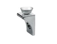 Полкодержатель для стекла №-3, цинк. сплав, сатин РАСПРОДАЖА -90%