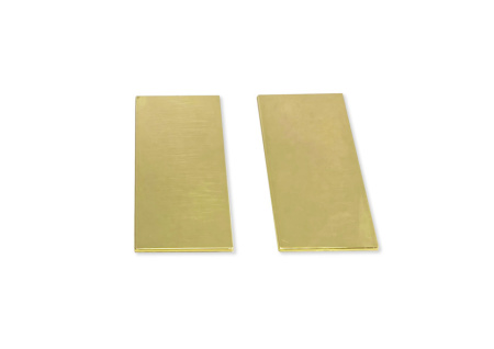 Петля Бергамо, стекло-стекло. Пластиковые накладки. латунь, золото. РАСПРОДАЖА -70%