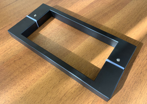 Ручка скоба DG-10, межосевое 192 мм, Нерж.сталь, Черный