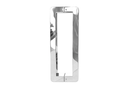 Ручка скоба DG-13 25х25х300. Нерж.сталь, Крепление полое, Полированный