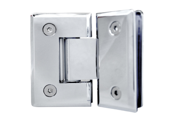 Петля №1 стекло-стекло угол поворота 135°, латунь, хром 