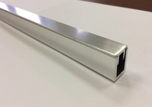 Профиль опорный под стекло 8 мм. 19Х13, 2200мм., полированный (40)