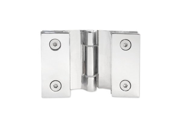 Петля №6 стекло-стекло 180°, Нерж.сталь. Полированный