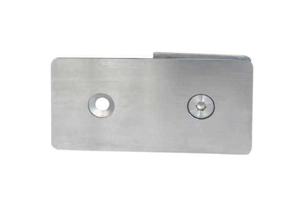 Коннектор стена-стекло 180°, нерж.сталь, матовый. РАСПРОДАЖА -70%