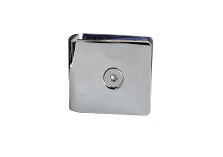 Коннектор №4 пол-стена -стекло, латунь, хром