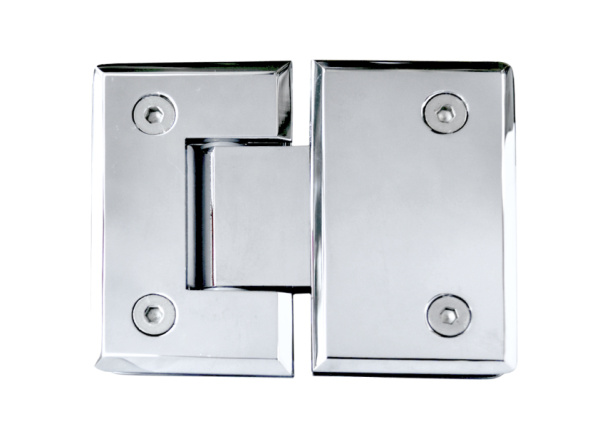 Петля OP-1 стекло-стекло 180°, хром