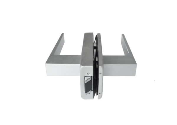 Замок №1 для межкомнатной двери, без притвора, алюминий, анодиров.алюминий.  РАСПРОДАЖА -70%