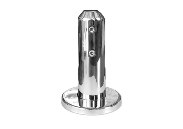 Стойка для напольного ограждения №1 Нерж. сталь, полированная