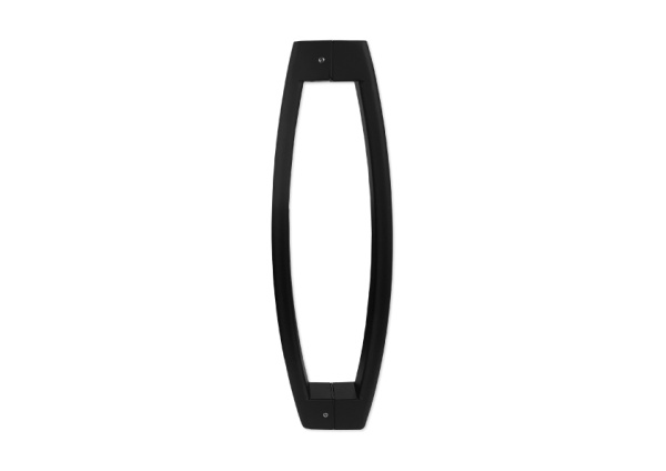 Ручка скоба DG-11 30х15х300. Нерж.сталь, Крепление полое, Черный