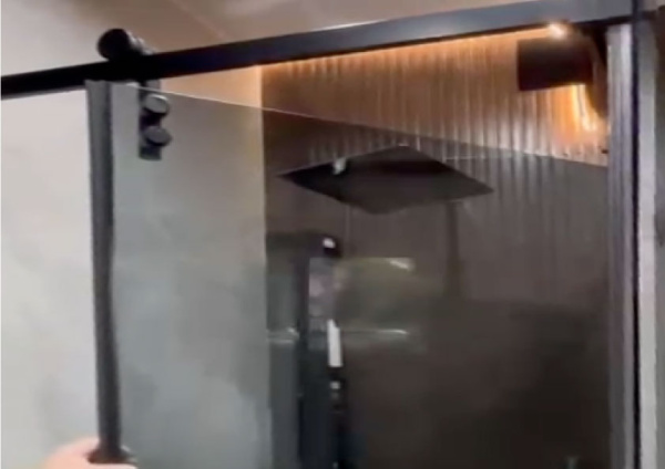 Комплект поворотной системы, нерж. сталь, полированный