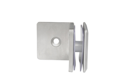 Коннектор стена-стекло 90°, нерж.сталь, матовый