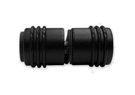 Ручка кноб Милан, латунь, черный матовый